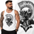 TANK TOP  HORROR NSKULL A